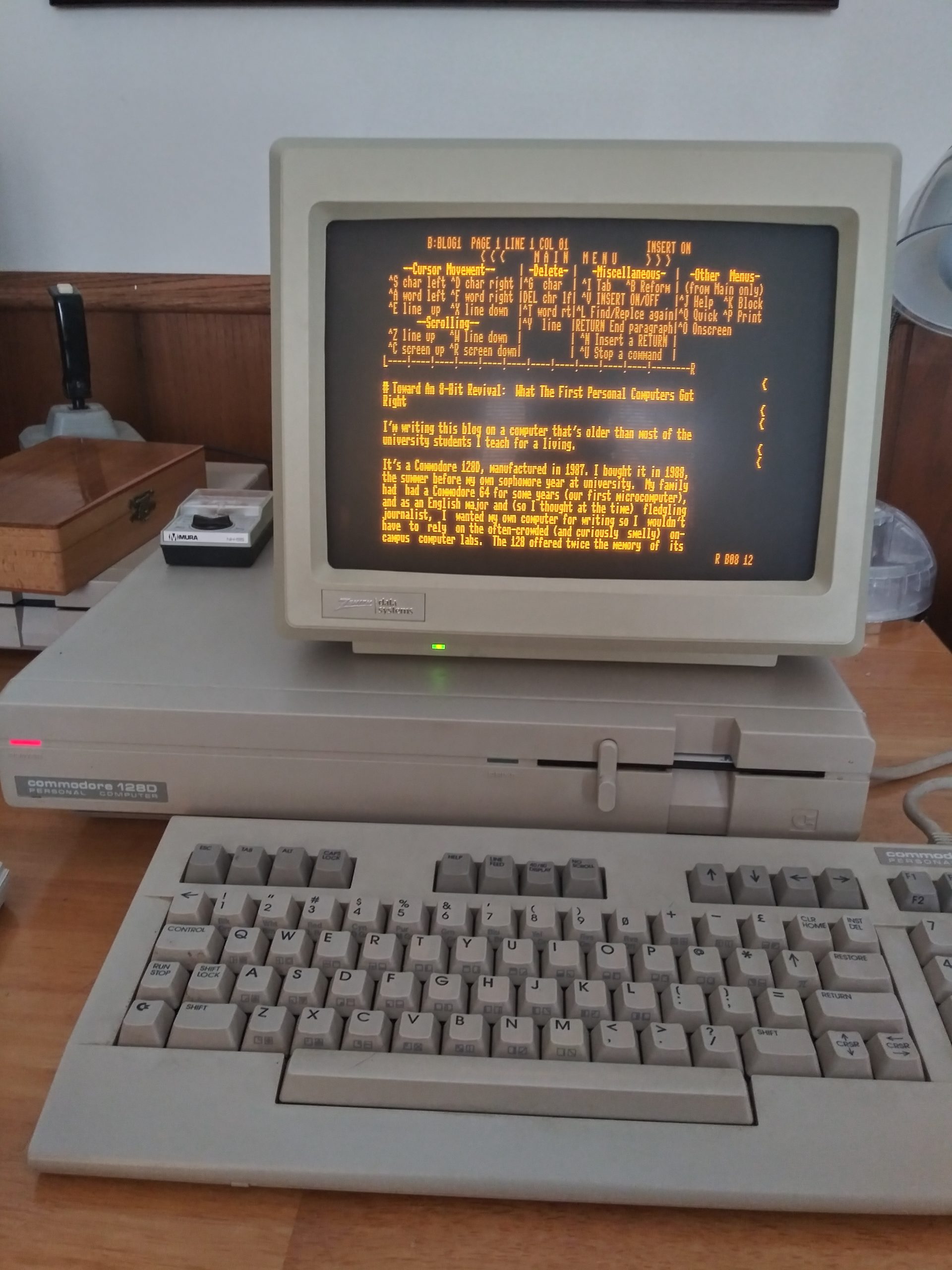 Running CP/M business applications on a Vice emulated Commodore 128